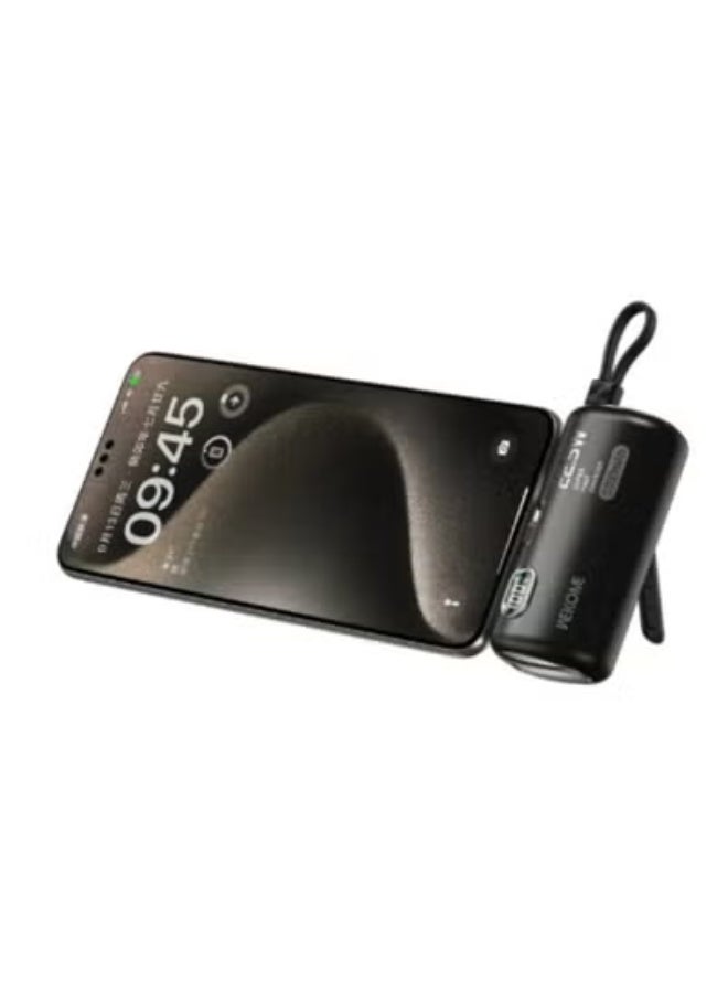 ويكومي WP-19 Power Bank 5000mAh | 22.5W Super Fast Charging Portable Charger | Compact Lightweight External Battery Pack with Dual USB & Type-C Output | LED Battery Indicator | Travel-Friendly Companion Series - Image 3