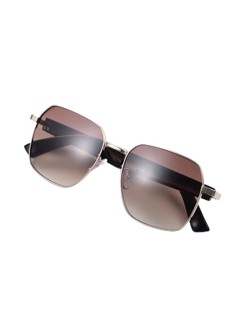 Generic MZ02 Smart Bluetooth Glasses For Listening To Music And Talking On The Phone, Sunglasses That protect Against UV400 Ultraviolet Rays, Support 15-Minute Fast Charging(Brown)  - Image 1