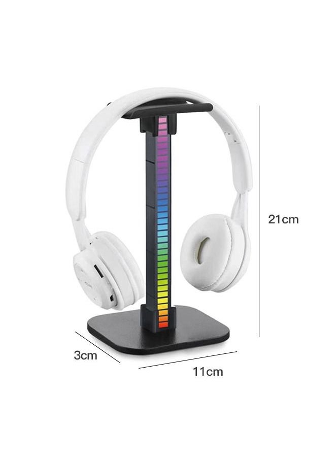 Sharpdo - Luminous Game Headphone Stand Headphone Display Stand Detachable with USB Interface - Image 1