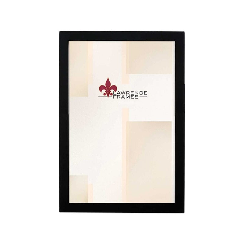Lawrence Frames Black Wood Picture Frame, Gallery Collection, 8x12