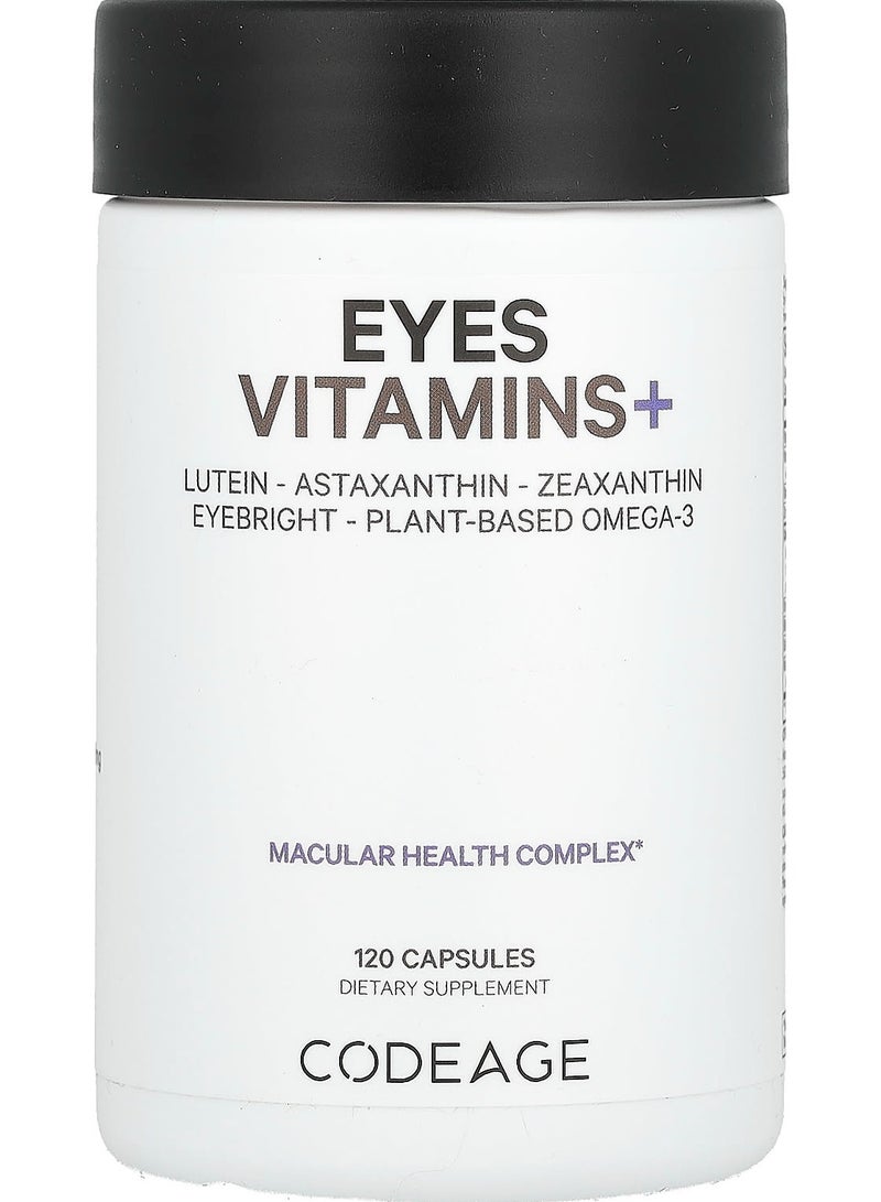 Codeage Eyes Vitamins+, 120 Capsules