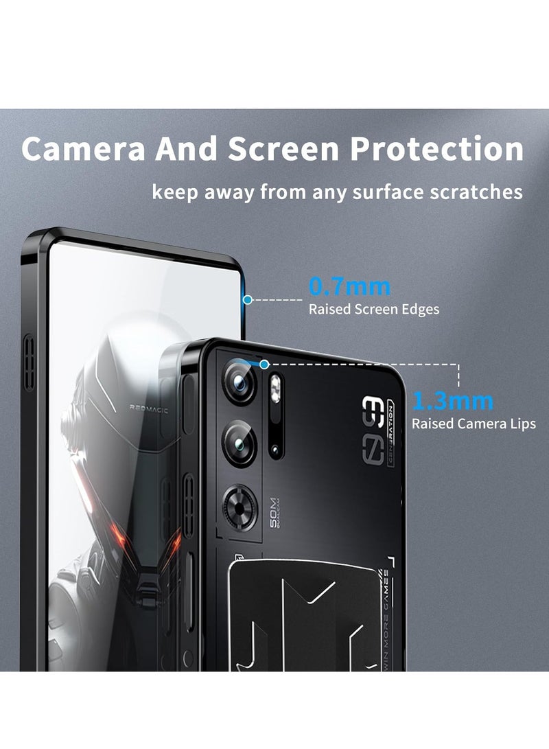 Compatible with Nubia Red Magic 9 Pro Magnetic Aluminum Bumper Heat Dissipate Phone case 【Metal Frame Bumper】 【Reliable Drop Test】 【Camera Protector】 - Image 2