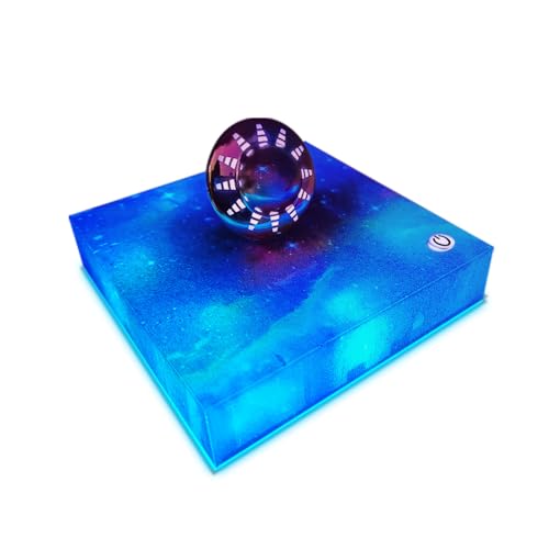 Poojaed Magnetic Levitating UFO Lamp Floating 360Rotating RGB Galaxy Light Display Cool Tech Gadgets Desk Decor for Office Home Esports Room Amazing Gift for Men Girls - Image 1