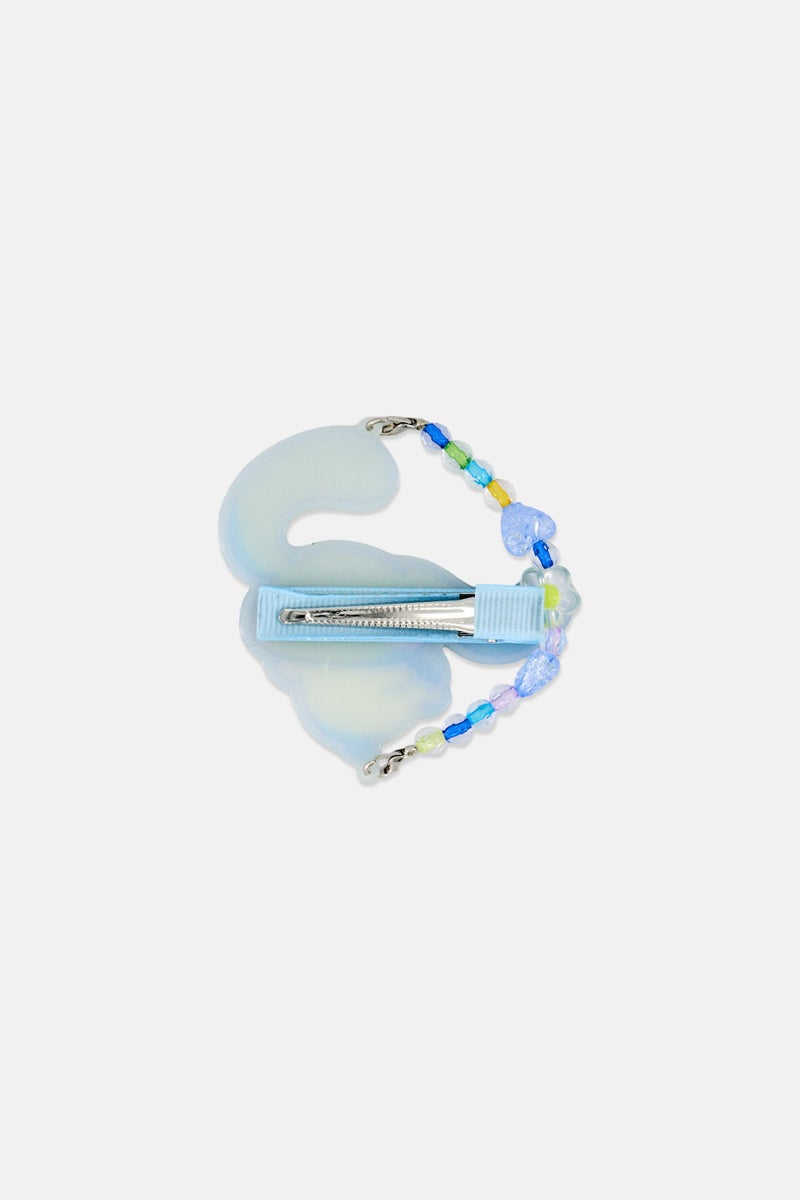 Cinnamoroll Kids Girl Hair Clip With Charm, Light Blue - Image 3