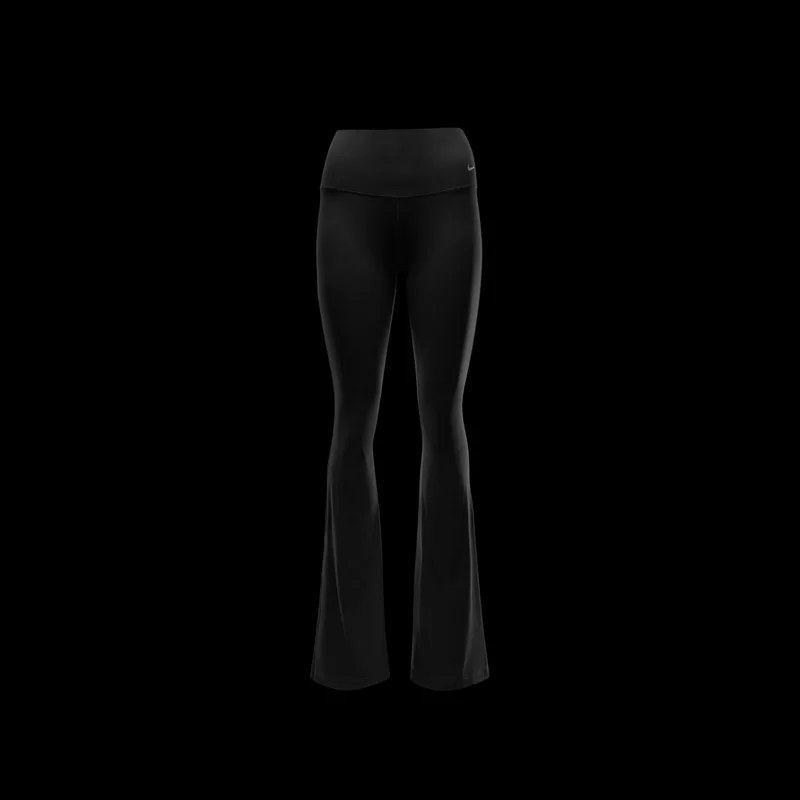 Nike Black Women's Zenvy Flared Leggings for Women | Best Price UAE
