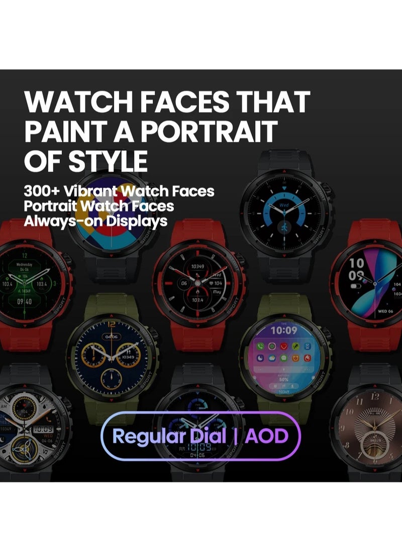 Zeblaze - New Zeblaze Ares 3 Plus 1.43 HD AMOLED Display Voice Calling Smartwatch New 3D Interactive Health Fitness Tracking Smart Watch - Image 1