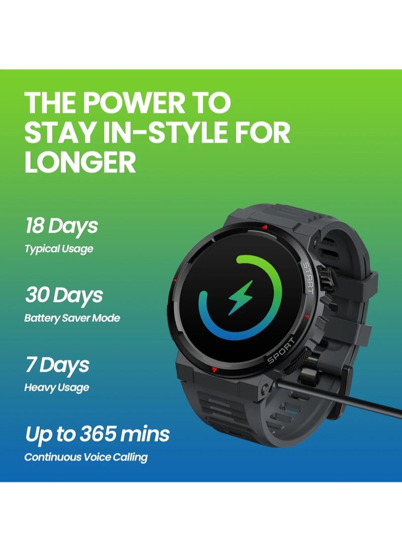 Zeblaze - New Zeblaze Ares 3 Plus 1.43 HD AMOLED Display Voice Calling Smartwatch New 3D Interactive Health Fitness Tracking Smart Watch - Image 1