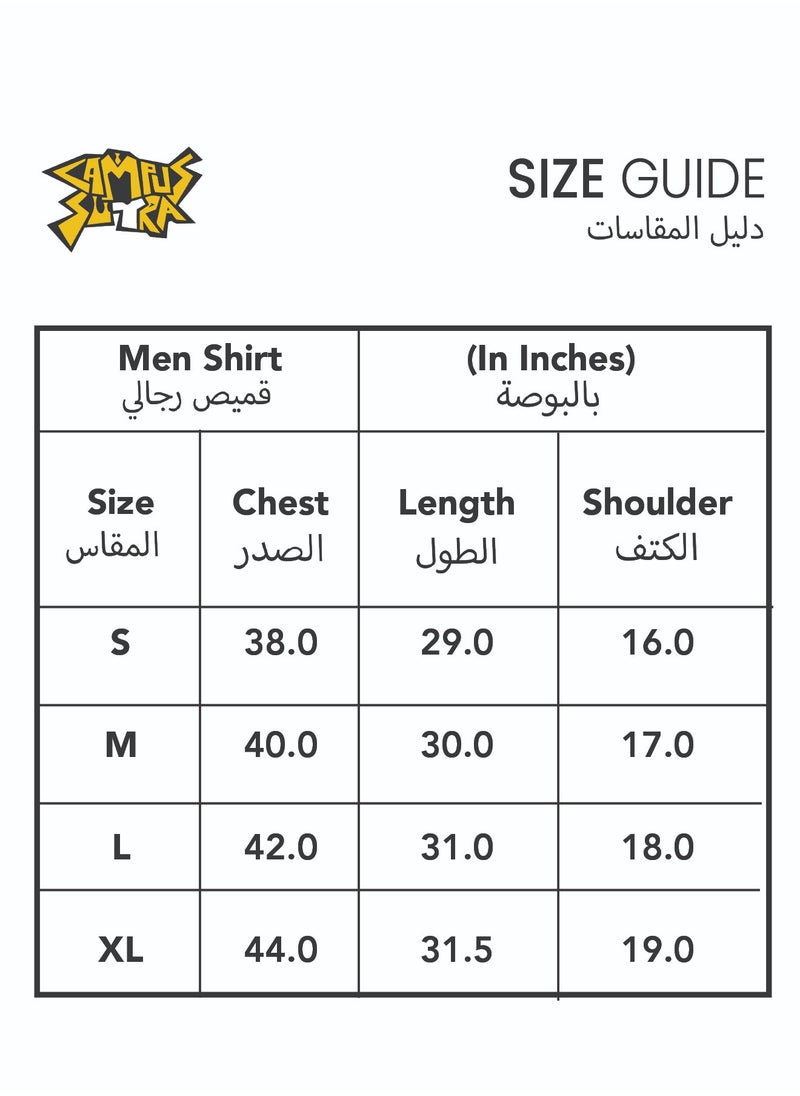 كامبوس سوترا Men's Lavender Stripe-Creased Shirt  - Image 3