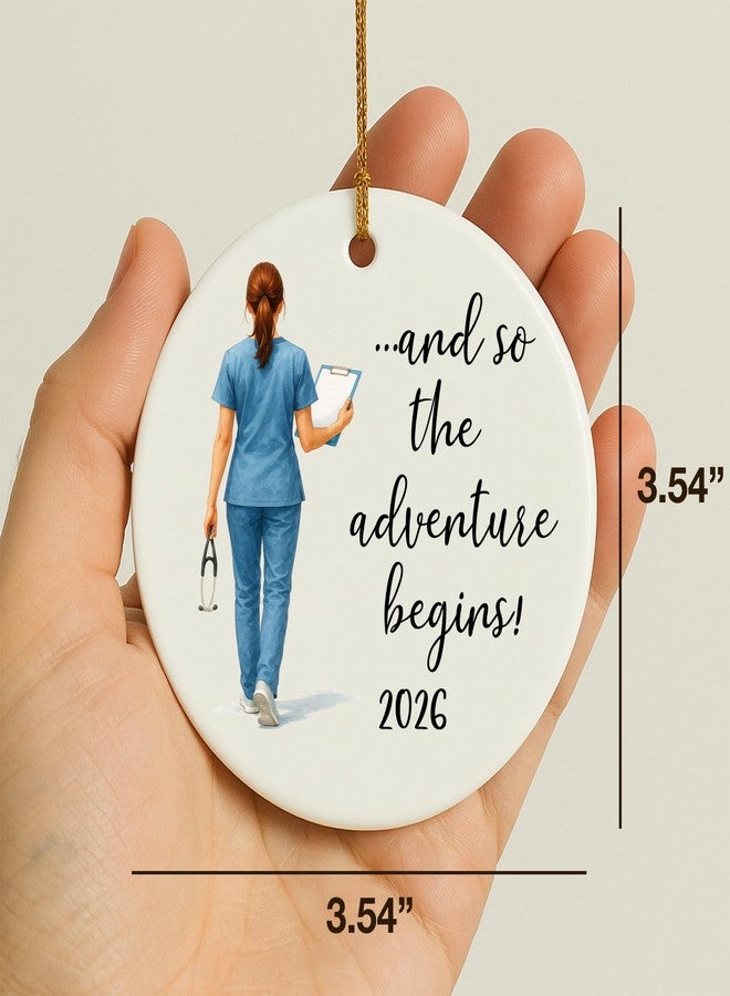 AMAQUANG Nursing 2026 Graduation Gift, Nurse Ornament, Nursing Ornament, Nurse Gifts for Women, Nurses Graduation Gifts, Nurse Appreciation Gifts for Women, New Nurse Gift, Gifts for New Nurses - Image 3