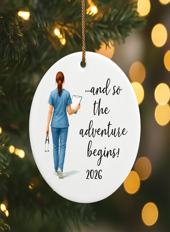 AMAQUANG Nursing 2026 Graduation Gift, Nurse Ornament, Nursing Ornament, Nurse Gifts for Women, Nurses Graduation Gifts, Nurse Appreciation Gifts for Women, New Nurse Gift, Gifts for New Nurses - Image 2