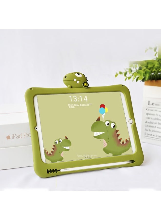 Jiang Ming جراب حماية للأجهزة اللوحية من الجيل التاسع iPad ، متوافق مع iPad 7/8، غطاء حماية من السيليكون، مقاس 10.2 بوصة، بتصميم كرتوني للأطفال، يغطي الجهاز بالكامل ويحميه من السقوط. - Image 5