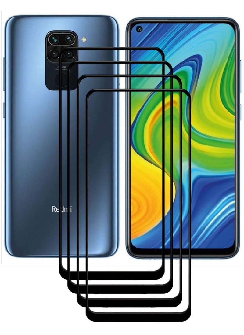ACLIX 4 Pieces Antistatic ESD Dustproof Premium Quality High Definition Tempered Glass Screen Protector Designed For Xiaomi Redmi Note 9 - Image 1