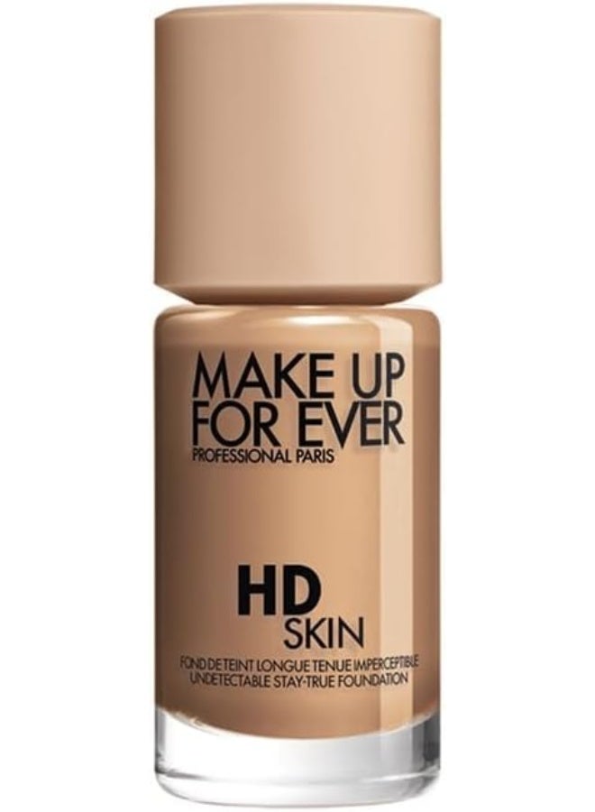 Make Up For Ever HD Skin Foundation 2R38 Cool Honey 30ml - Image 1