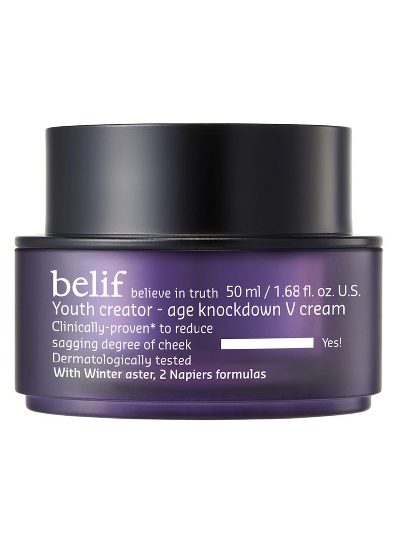 Belif Youth Creator Age Knockdown V Cream for Mature Skin 50ml - Image 1