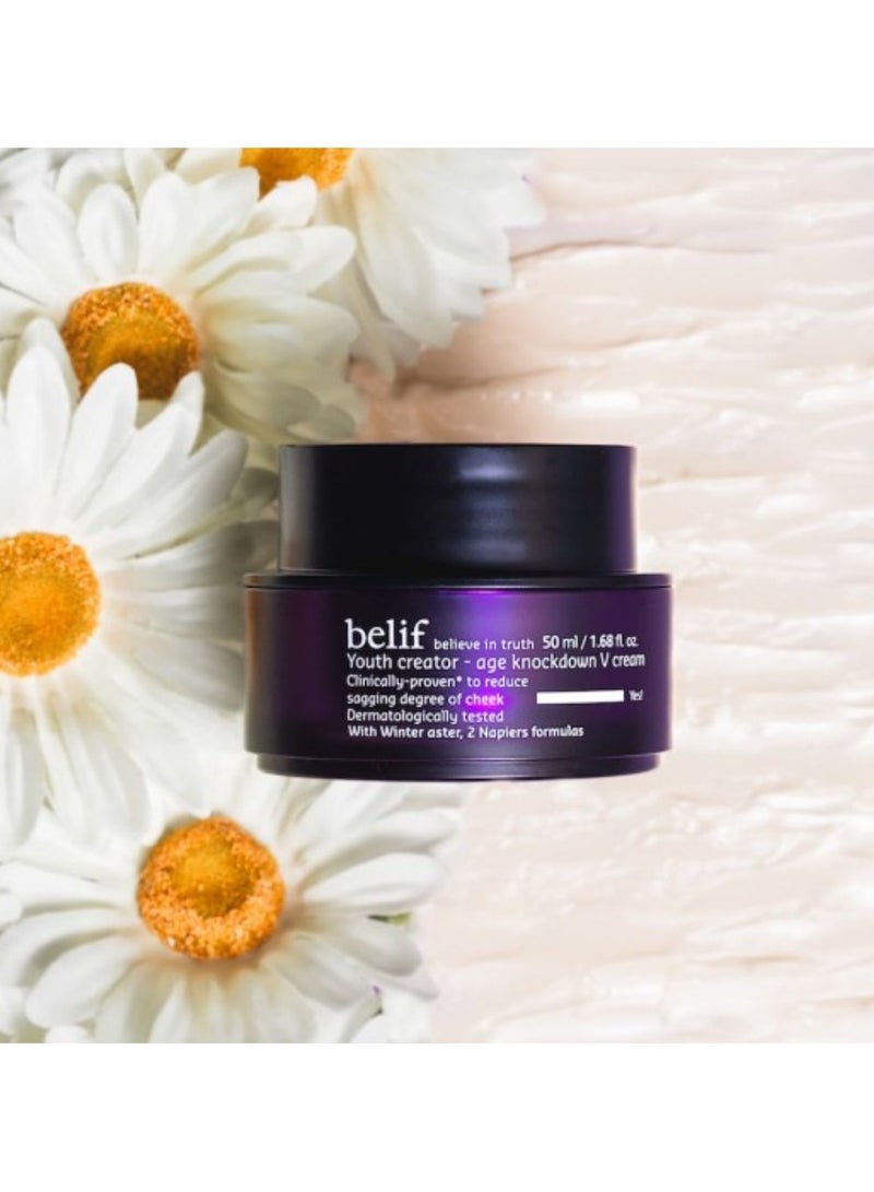 Belif Youth Creator Age Knockdown V Cream for Mature Skin 50ml - Image 2