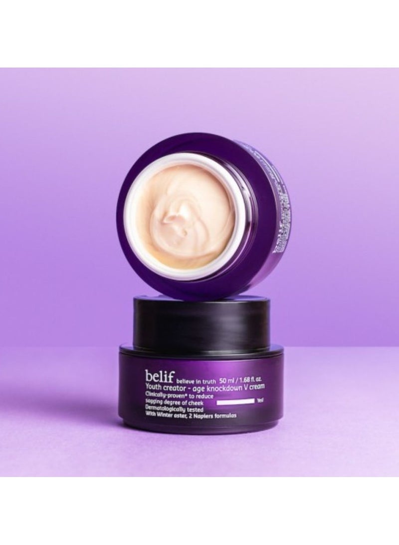 Belif Youth Creator Age Knockdown V Cream for Mature Skin 50ml - Image 4