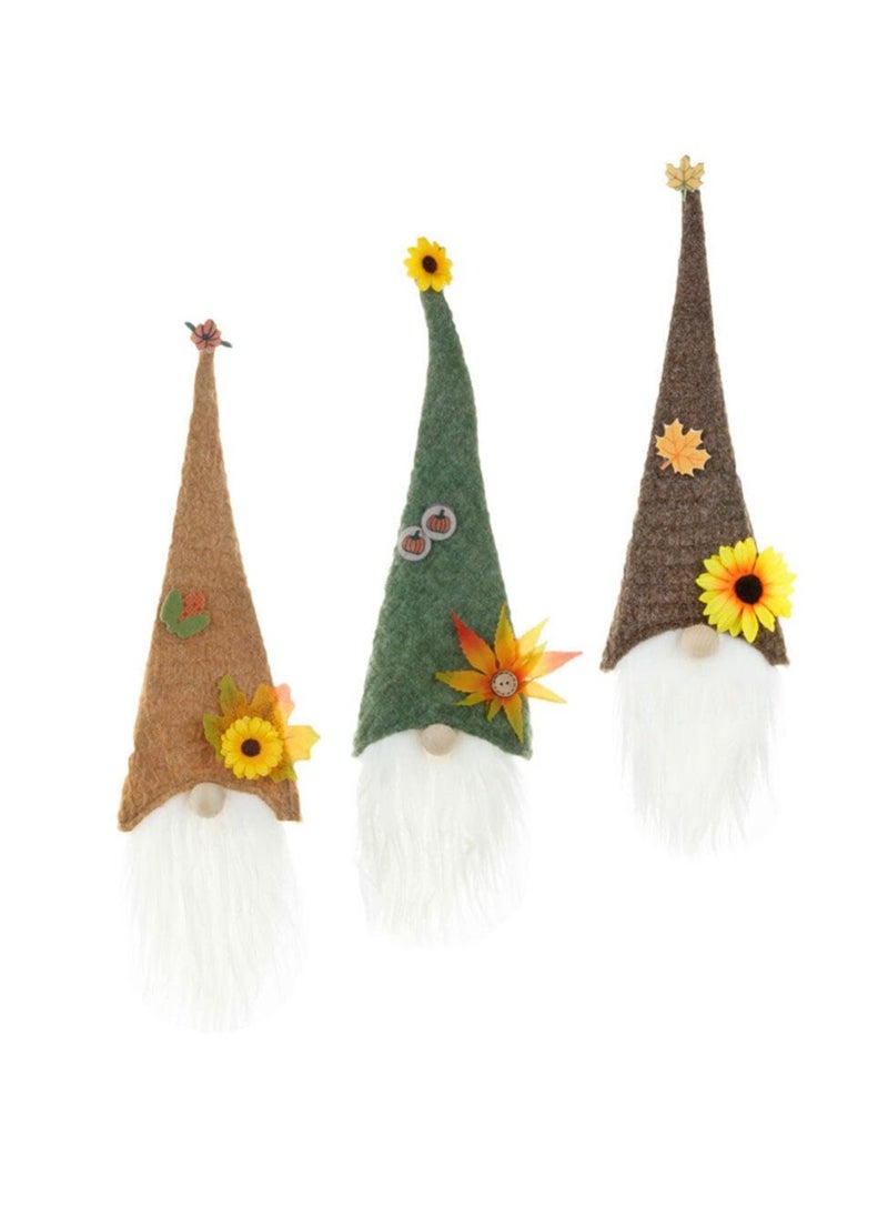 SYOSI 3pcs Gnome  Wine Bottle Covers  Gnome Bottles Cover Gnomes Plush Wine Bottle Decorations for  Festival Party Holiday  - Image 1