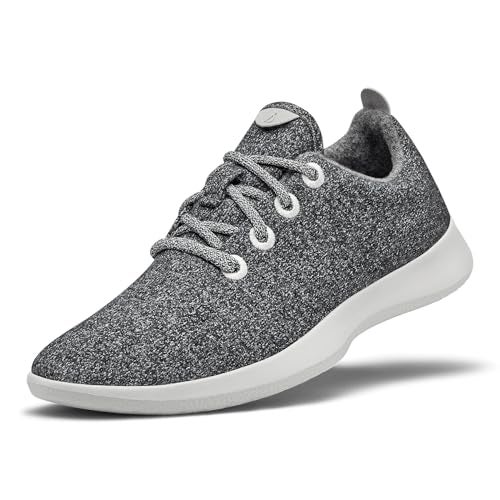 Allbirds Women’s Wool Runner, Everyday Sneakers, Machine Washable Shoe Made with Natural Materials - Natural Grey (Light Grey Sole) - 8 Medium - Image 1