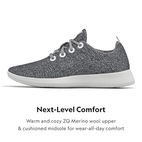 Allbirds Women’s Wool Runner, Everyday Sneakers, Machine Washable Shoe Made with Natural Materials - Natural Grey (Light Grey Sole) - 8 Medium - Image 2