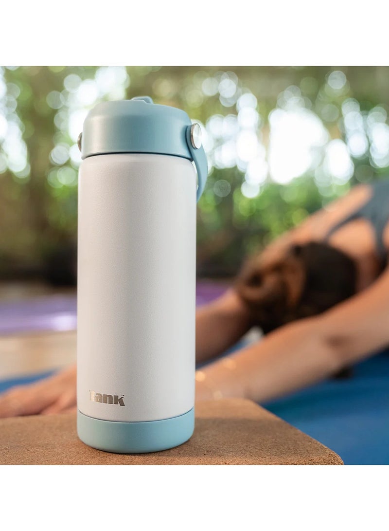 تانك موڤ، ٥٥٠ مل، زجاجة ستانلس ستيل، خالية من مادة BPA، معزولة حراريًا، مانع للتسريب - نيفى بلو - Image 5