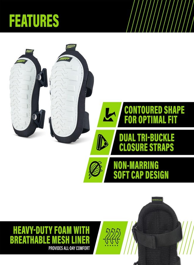 AWP Non-Marring Knee Pads with Heavy Duty Foam Padding for Sub-Floor/Underlayment and Tile, Knee Pads with Breathable Air-Mesh Interior for All-Day Support & Stability, One Size | 1L-324-1 - Image 2