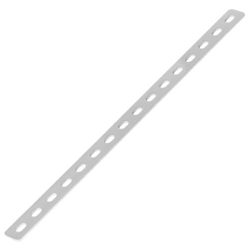 GBGS 4 Pcs 16" Flat Straight Brace Brackets,Stainless Steel Slotted Slightly Adjustable Mending Plates - Image 4