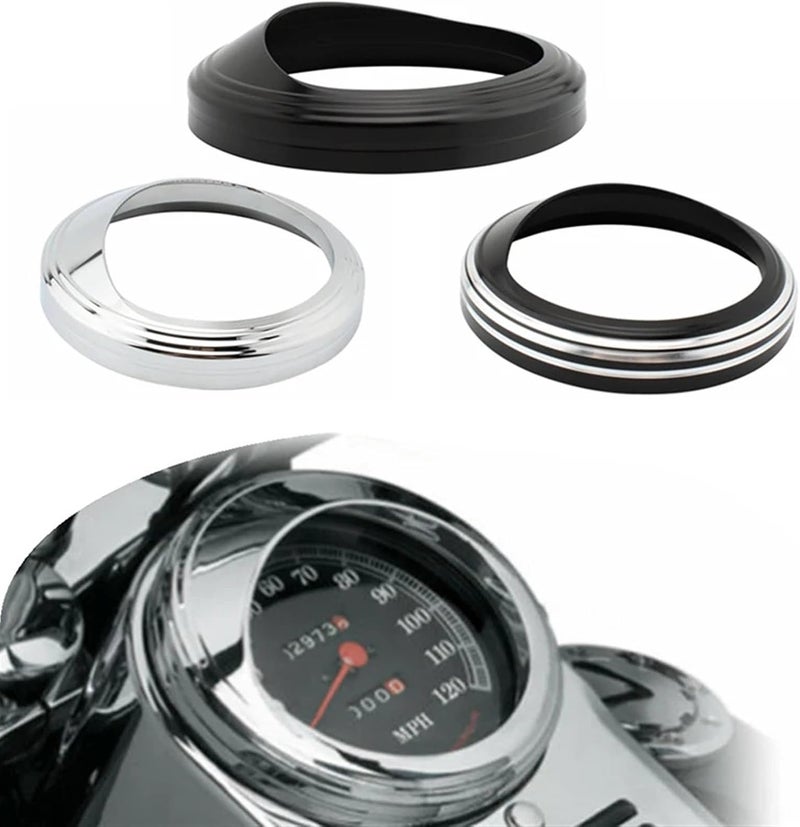 Vuzmode Motorcycle Speedometer Trim Ring for Harley - Image 2