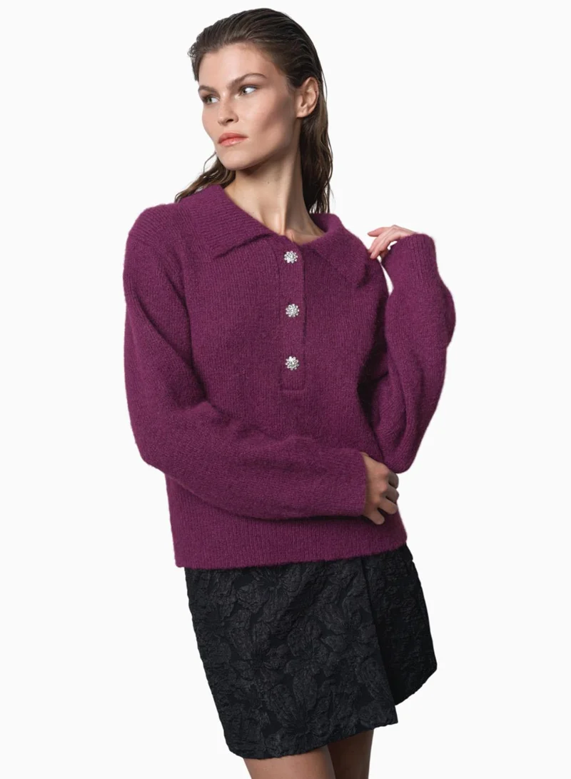 Colleen Polo Collar Jumper