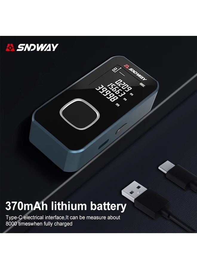 SNDWAY Mini Laser Rangefinder 60m Range Mirror Display Type C Rechargeable - Image 4