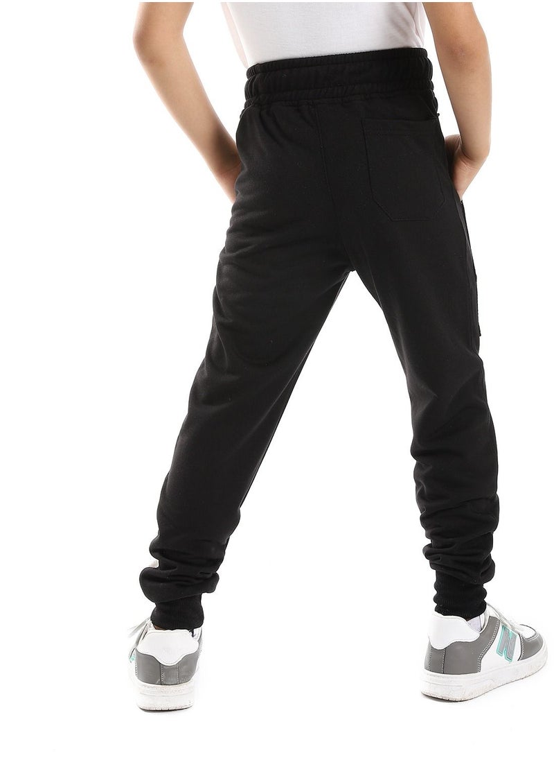 Caesar - Boys Elastic Waist Sweatpants With PrintedTape And Front Pocket - Image 1