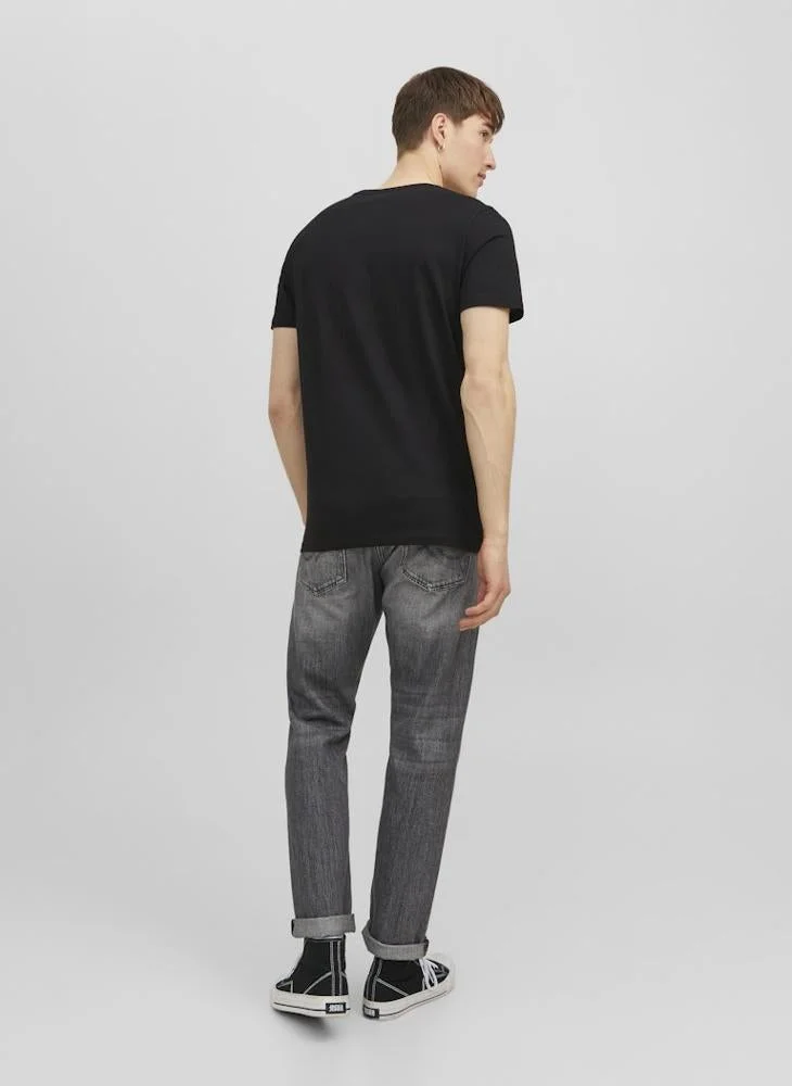 JACK & JONES Logo Crew Neck Regular Fit T-Shirt