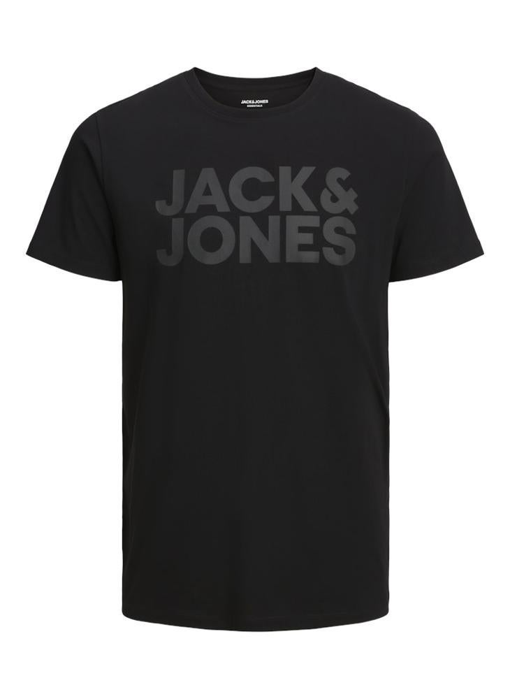 JACK & JONES Logo Crew Neck Regular Fit T-Shirt - Image 5