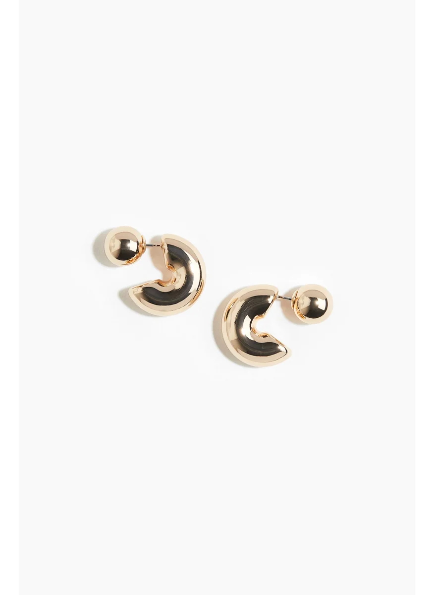H&M Ball-Back Hoop Earrings