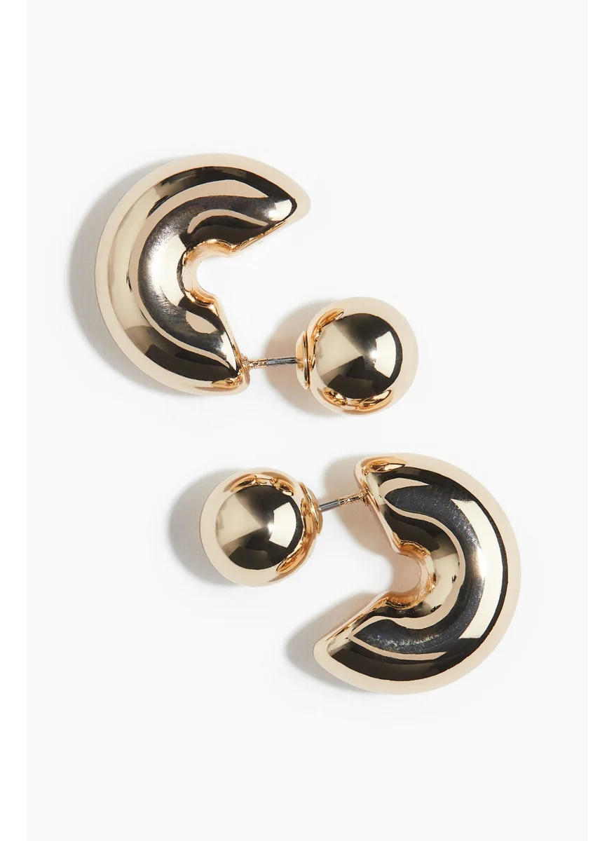 H&M Ball-Back Hoop Earrings