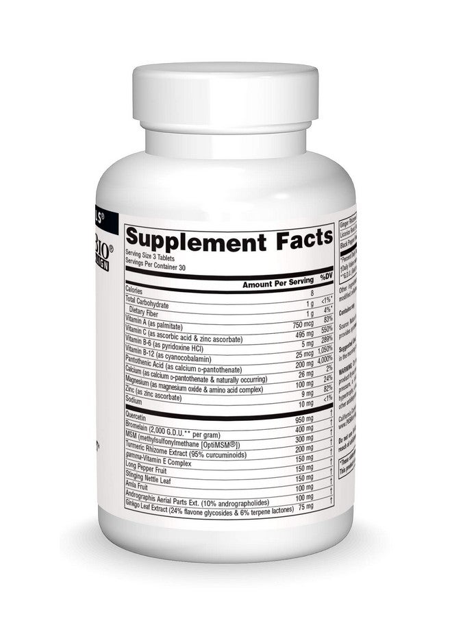 Source Naturals Allerresponse Seasonal Immune Support 90 Tablets - Image 4