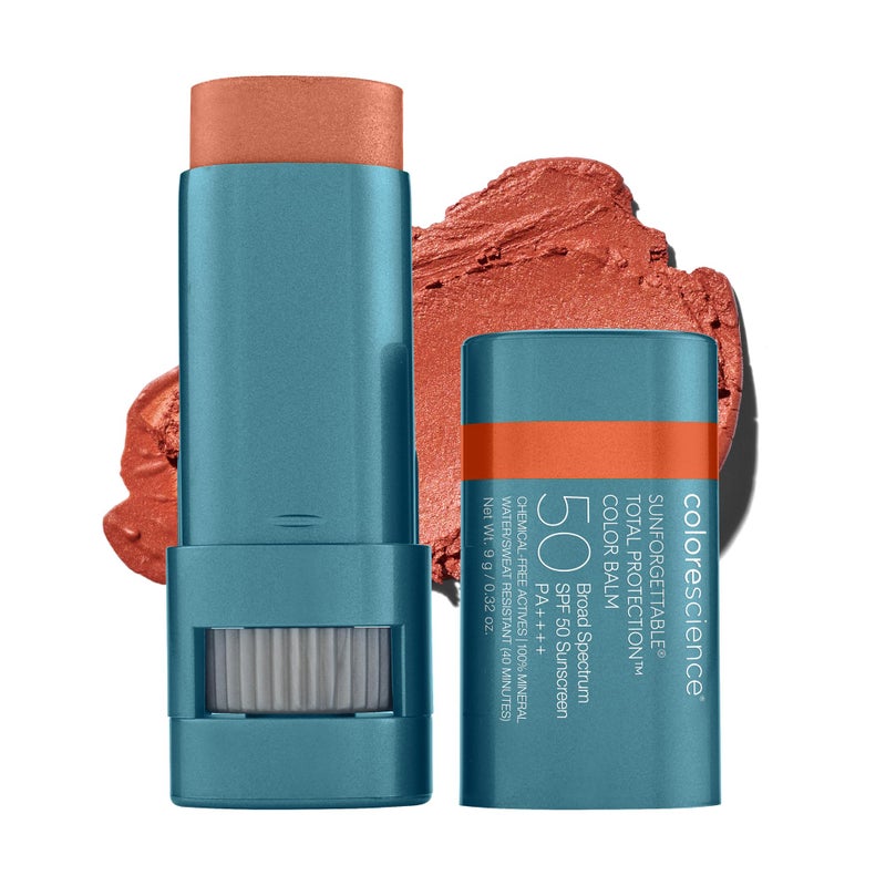 Colorescience Sunforgettable Total Protection Color Balm SPF 50 for Cheeks Lips Golden Hour