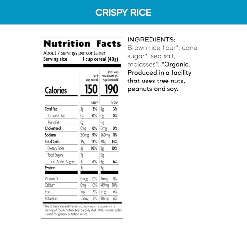 Nature's Path Organic Crispy Rice Cereal, 10 oz (Pack of 1), Gluten Free, Non-GMO - Image 5
