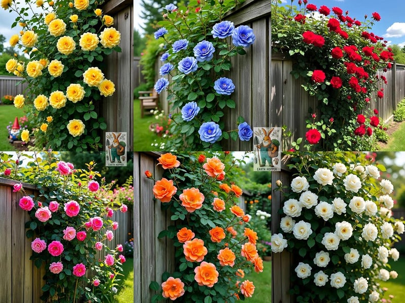 Earth Hopper 220+ SEEDS- Hybrid Climbing Rose Flower Mix Seeds, Year-Round Blooms - Image 2