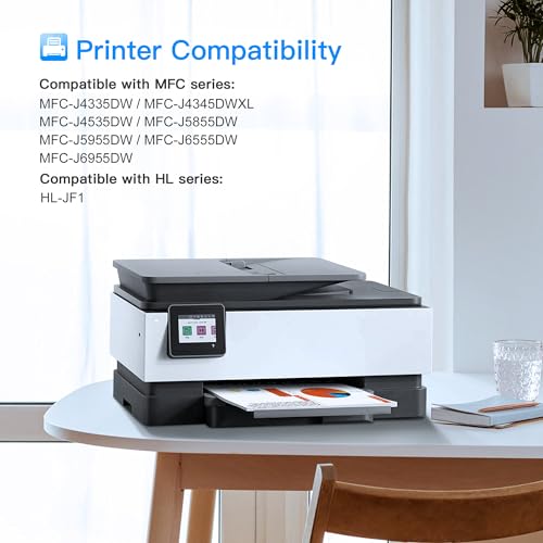 LxTek LC406 Ink Cartridges for Brother Printer Compatible for Brother LC406 Ink Cartridges LC406XL LC 406 406XL for MFC-J4335DW MFC-J5855DW MFC-J4535DW MFC-J6555DW MFC-J6955DW Printer(4 Pack) - Image 2