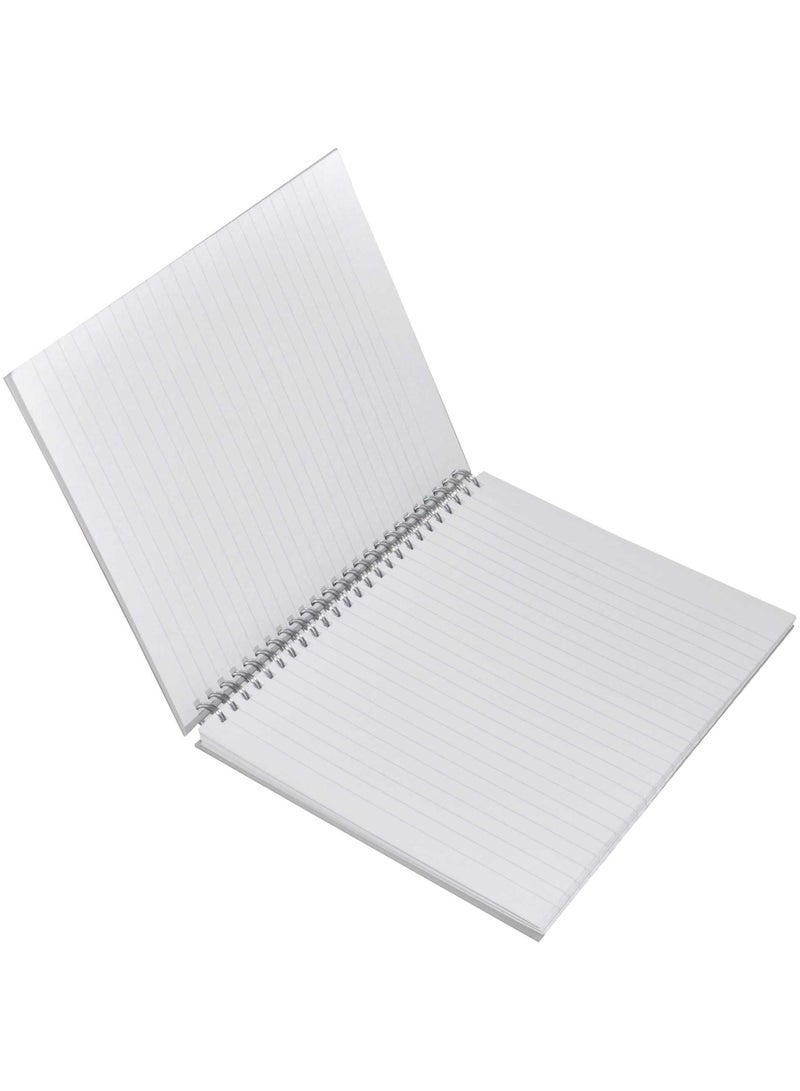 FIS مجموعة FIS LIGHT من 5 دفاتر ملاحظات ذات غلاف صلب حلزوني، 100 ورقة. المقاس: 9×7 بوصات (22.86×20.32 سم) - LINBS971001303 - Image 3