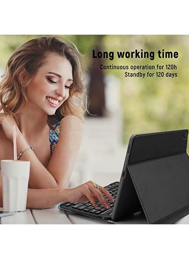 erorex - Samsung Galaxy Tab S6 Lite Case With Keyboard Bluetooth Keyboard Uk Layout And Samsung S6 Lite Tablet Case Keyboard Case For Samsung Tab S6 Lite 10.4” 2024 2022 2020 Black - Image 1