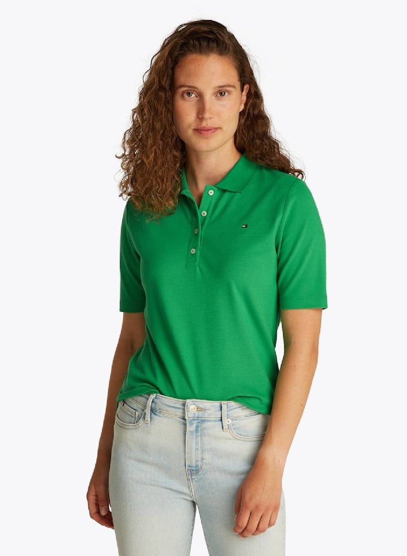 TOMMY HILFIGER Regular Embroidery Polo Shirt - Image 1