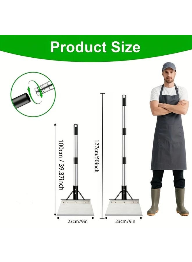 50 Inch Long Handle Heavy Duty Steel Multifunctional Garden Shovel - Image 5