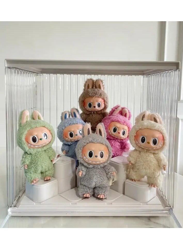 LABUBU Labubu Generation of The Motherland Macarons Bubble Series 17cm Fun Plush Vinyl Blind Box  - Image 4