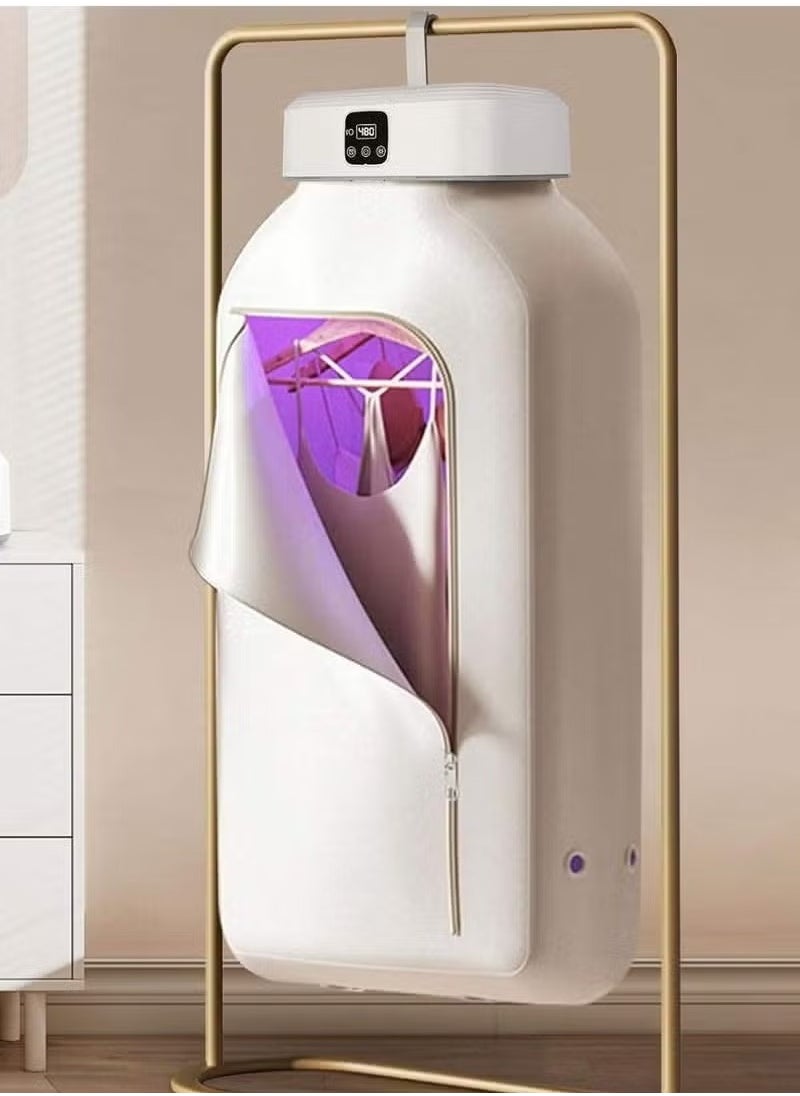 JAJEEK Portable Clothes Dryer – Mini Dryer Machine, Upgraded Compact Design, 20min to 2H Quick Drying, Foldable, Energy-Efficient, Ideal for Home, Travel, & Apartments – Lightweight, Easy Storage  - Image 2
