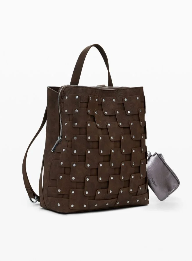 ديسيجوال حقيبة ظهر متوسطة الحجم من الجلد الصناعي