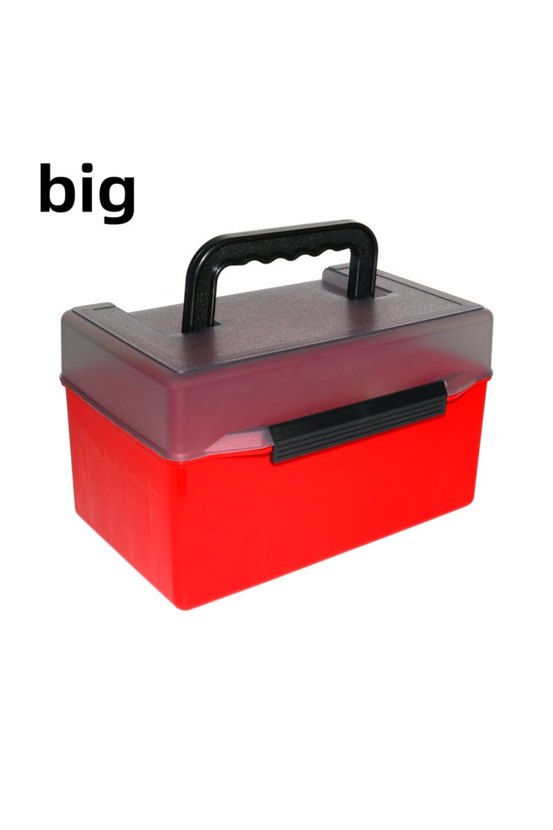 red big Fishing Tackle Box Squid Jig Organizer Boxes Webfoot Octopus Egi Plastic Storage Box Minnow
