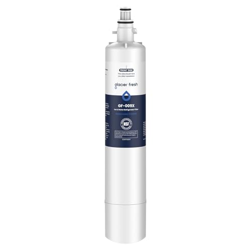 GLACIER FRESH Replacement for RPWFE RPWF Builtin CHIP Refrigerator Water Filter Compatible with GFE28GYNFS GFE28GELDS PFE28KELDS PFE28KYNFS GFD28GELDS PWE23KELDS PWE23KMKES 1 Pack - Image 1
