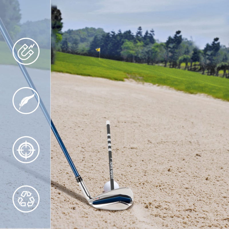 ToVii Golf Alignment Rods - Upgraded Magnetic Golf Club Alignment Stick, Golf Swing Training Aid, Golf Training Equipment, Help Visualize Your Golf Shot and Improve Your Alignment, Perfect Golf Gift - Image 5