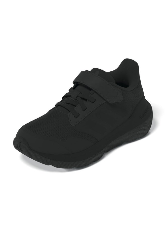 Adidas Tensaur Run 3.0 El C Black Sportswear Shoes For Kids 10K  - Image 2